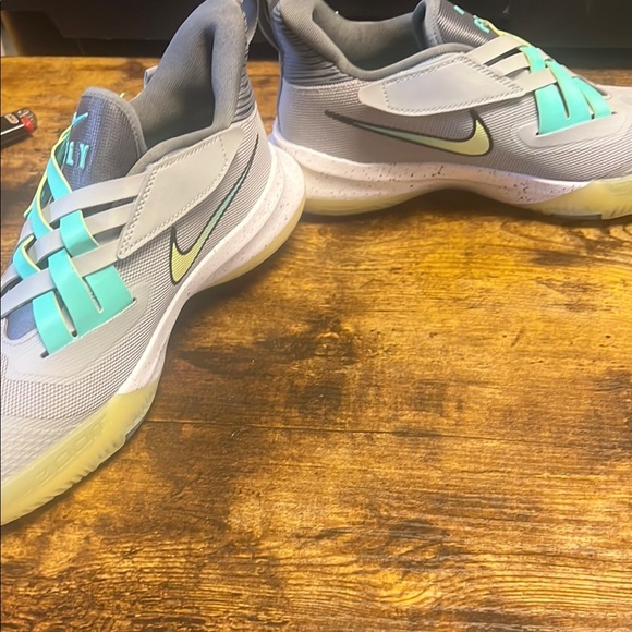 Nike Zoom Flight 2 mid smoke and gray lemon twist - Picture 3 of 5